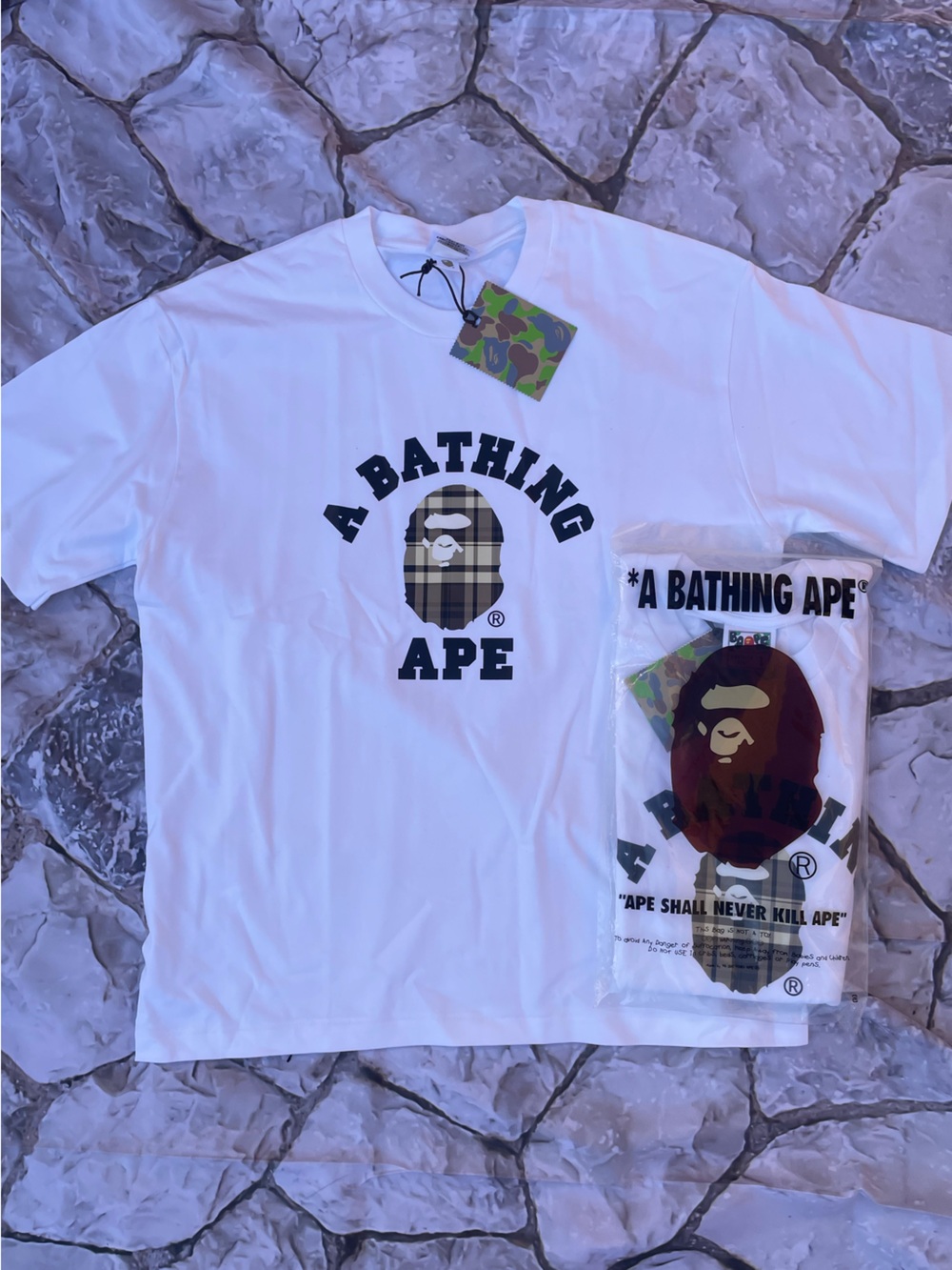 100% Cotton Bathing Ape Graphic Tee